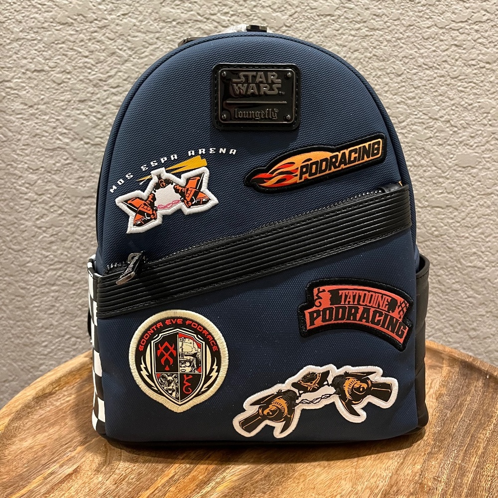 Loungefly Star Wars Podracing patches mini backpack